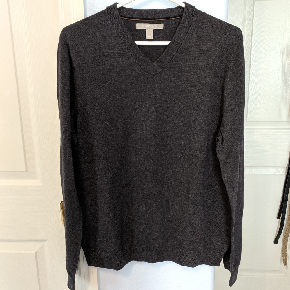 Nordstrom V-Neck Merino Wool Sweater